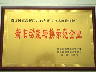 新舊動能轉換示范企業